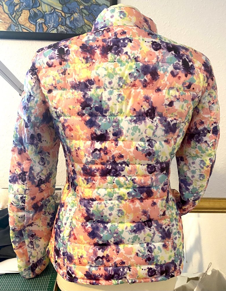 Damen Jacke Steppjacke für die Übergangszeit Gr.S Bunt & Blumig von Vero Moda NW