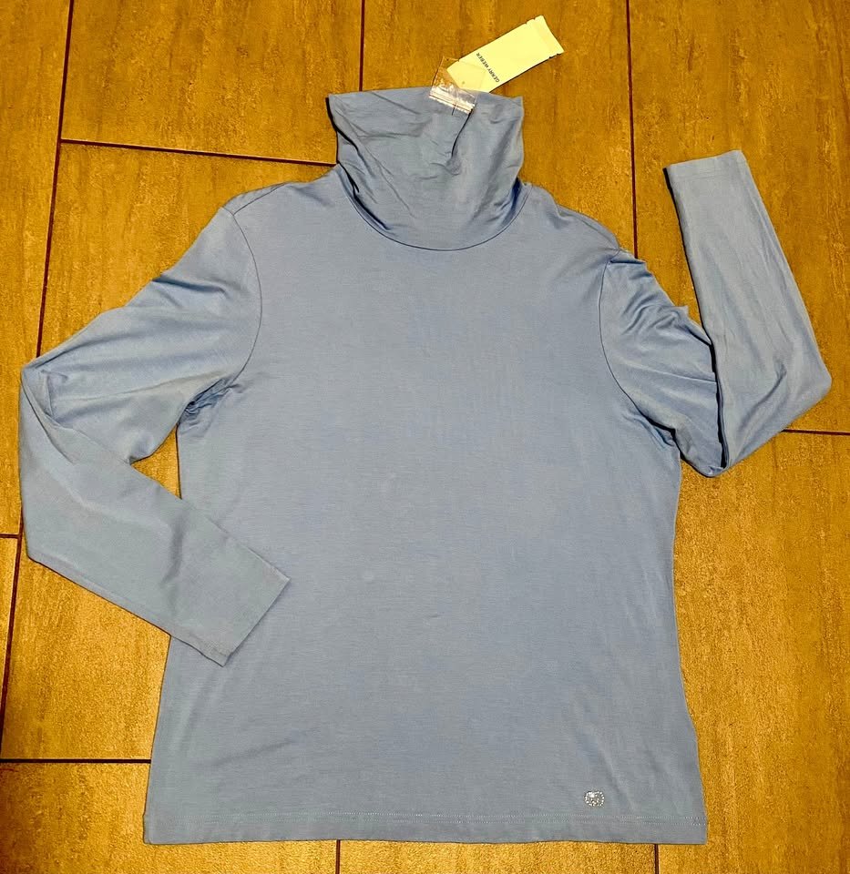 NEU Damen Pullover Rollkragen Gr.44 Hellblau von Gerry Weber P.29,95€ 