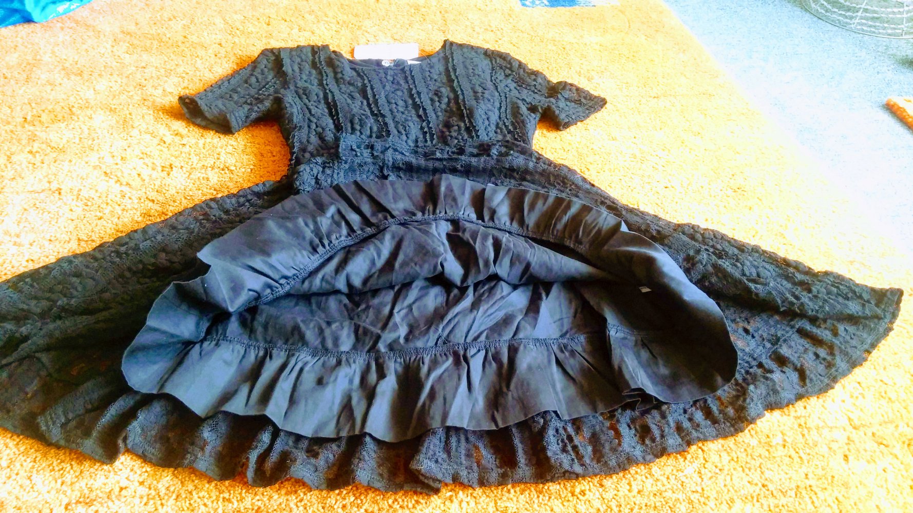 NEU Damen Kleid Spitze stretch Gr.S in Schwarz von Orsay P.44,95€