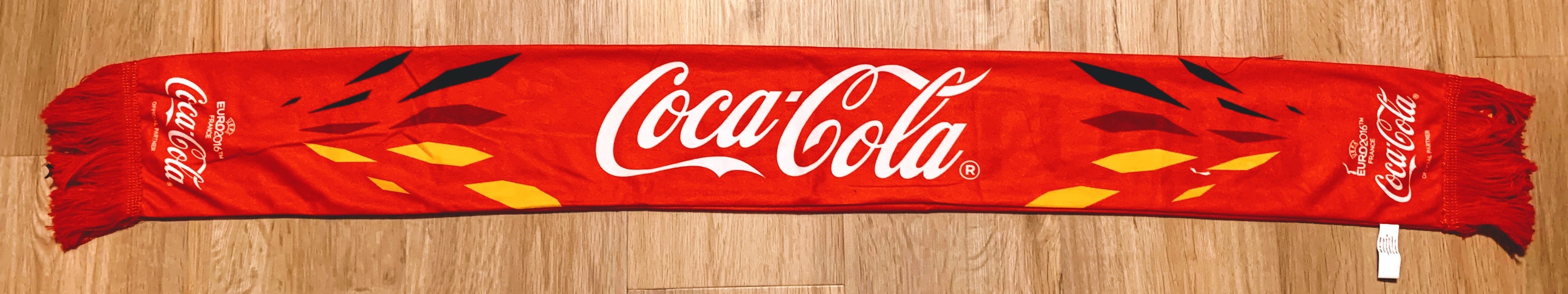 NEU Schal Coca-Cola Fan UEFA EURO 2016 Frankreich