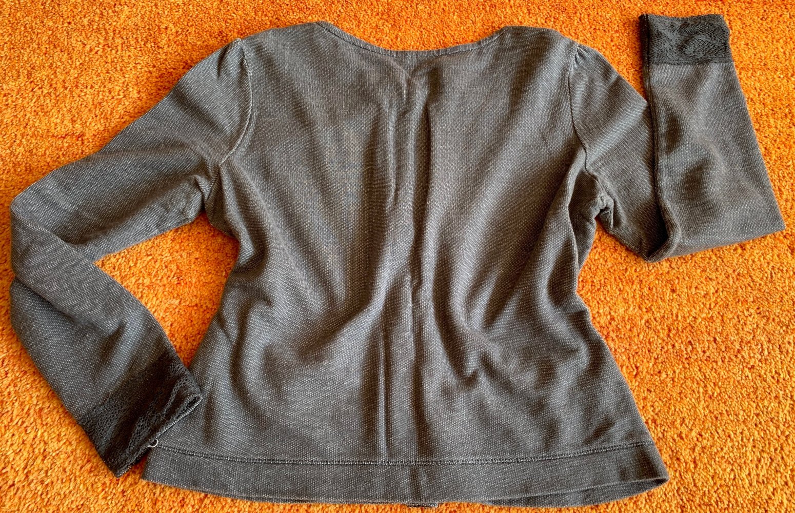 Damen Jacke Strick mit Pailletten Gr.S in Grau von Street One NW