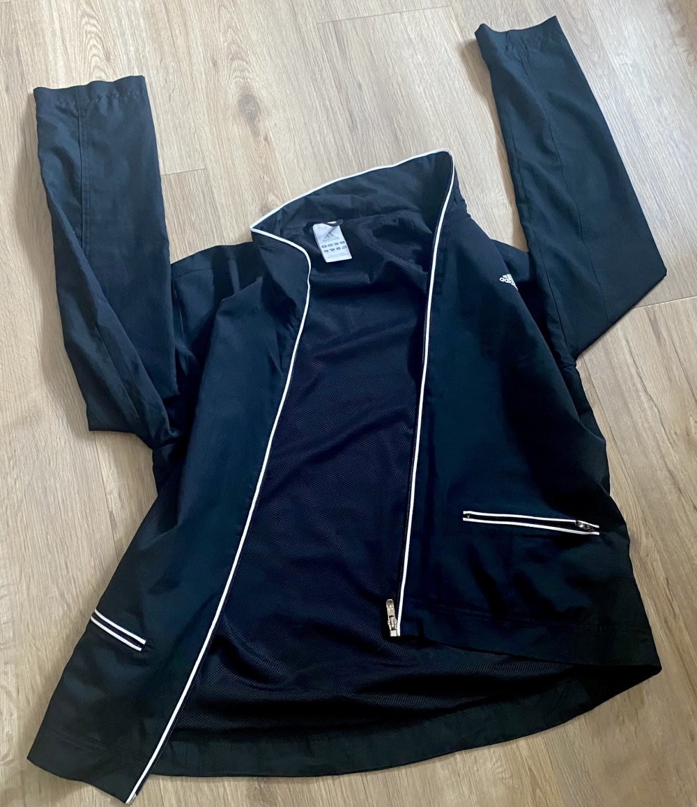 Damen Sport Jacke Freizeit Gr.38 in Schwarz von adidas 
