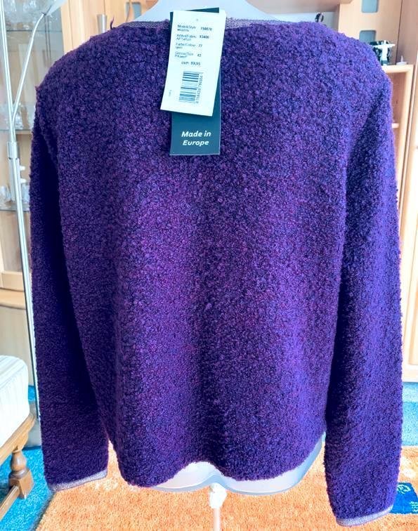 NEU Damen Jacke Strickjacke Cardigan Gr.42 Lila von Bluebeery P.89,95€
