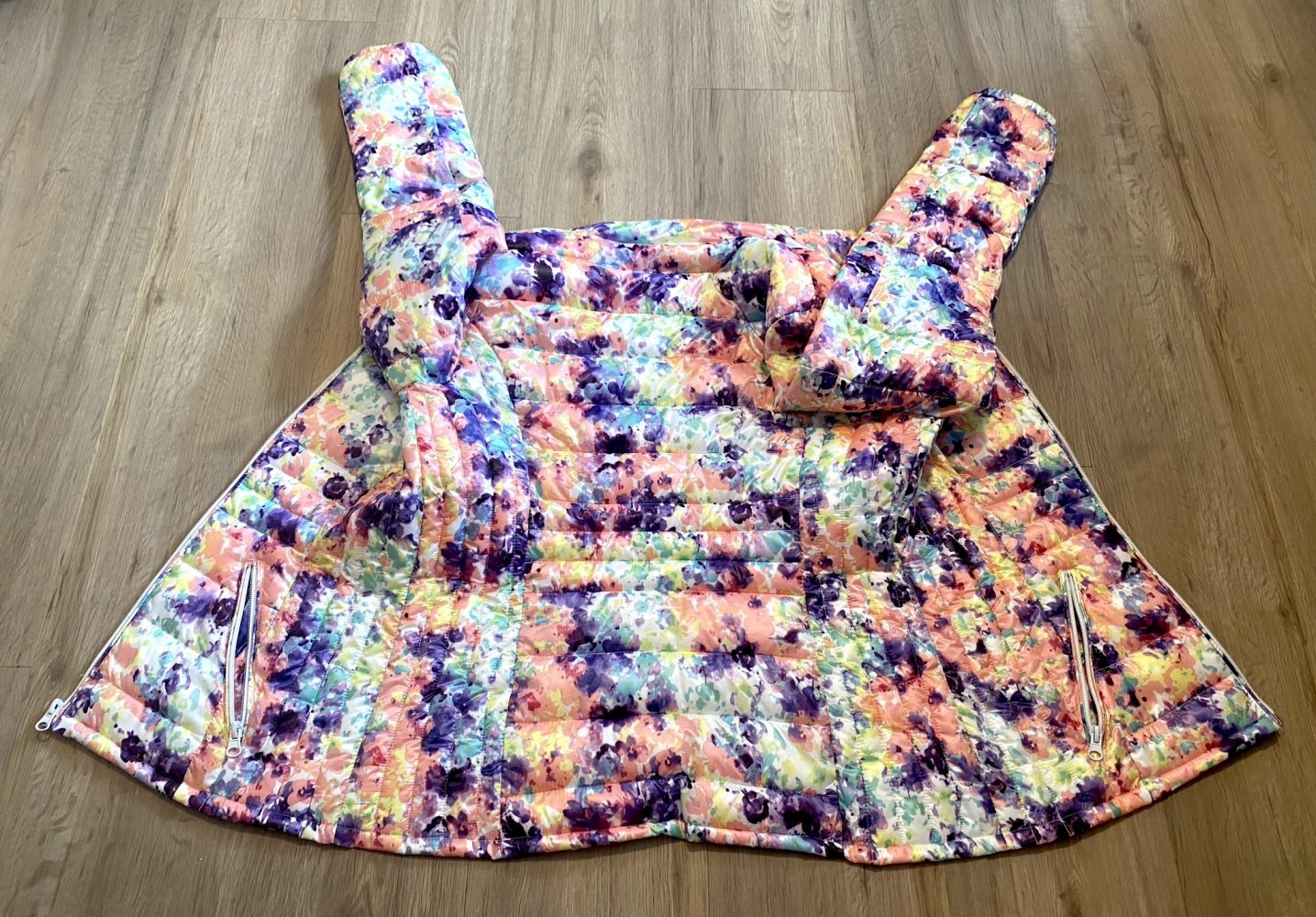 Damen Jacke Steppjacke für die Übergangszeit Gr.S Bunt & Blumig von Vero Moda NW