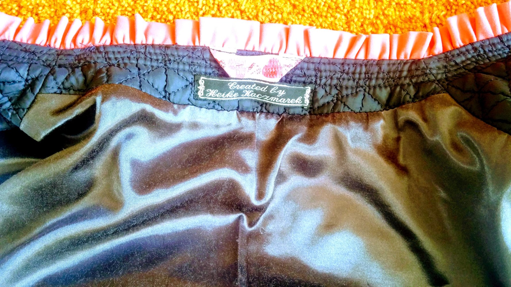 Damen Jacke Steppjacke mit Rüschen Gr.M in Dunkelblau/Pink von Mexx NW