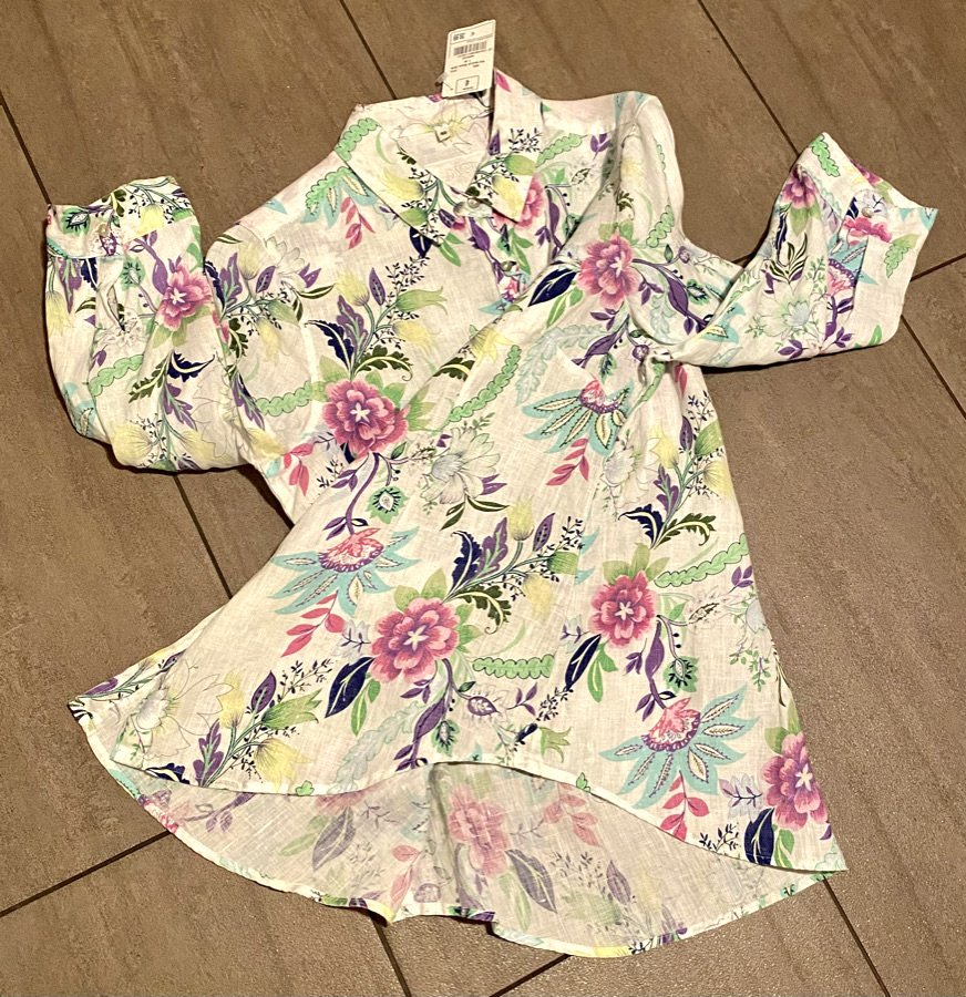 NEU Damen Bluse Leinen Sommer Gr. 40 in Weiß von Adagio P.39,99€ 