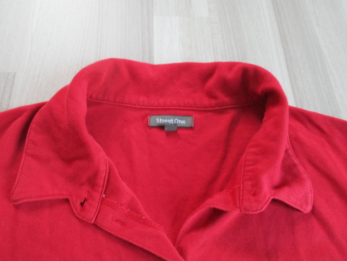 Rotes Longsleeve - Street One - Größe 40 - TOP Zustand!
