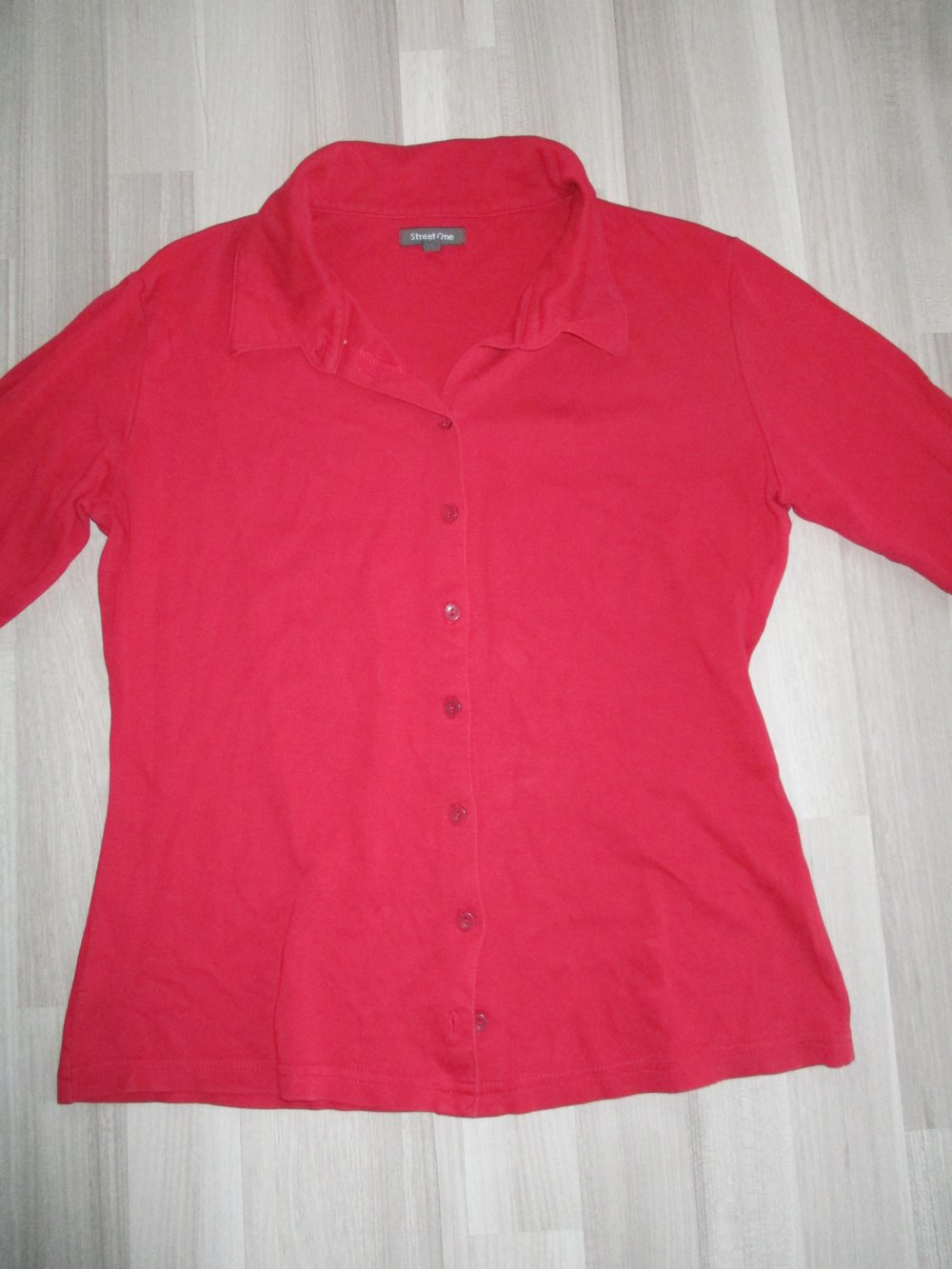Rotes Longsleeve - Street One - Größe 40 - TOP Zustand!