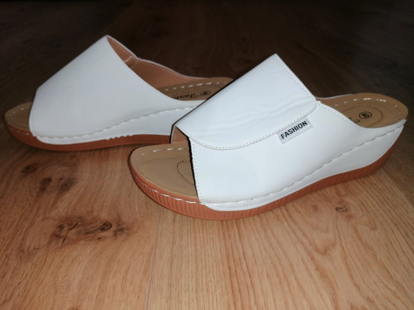 Fashion Damen Pantoletten Wedges Keilabsatz Keilsandalen Zehensandale 40