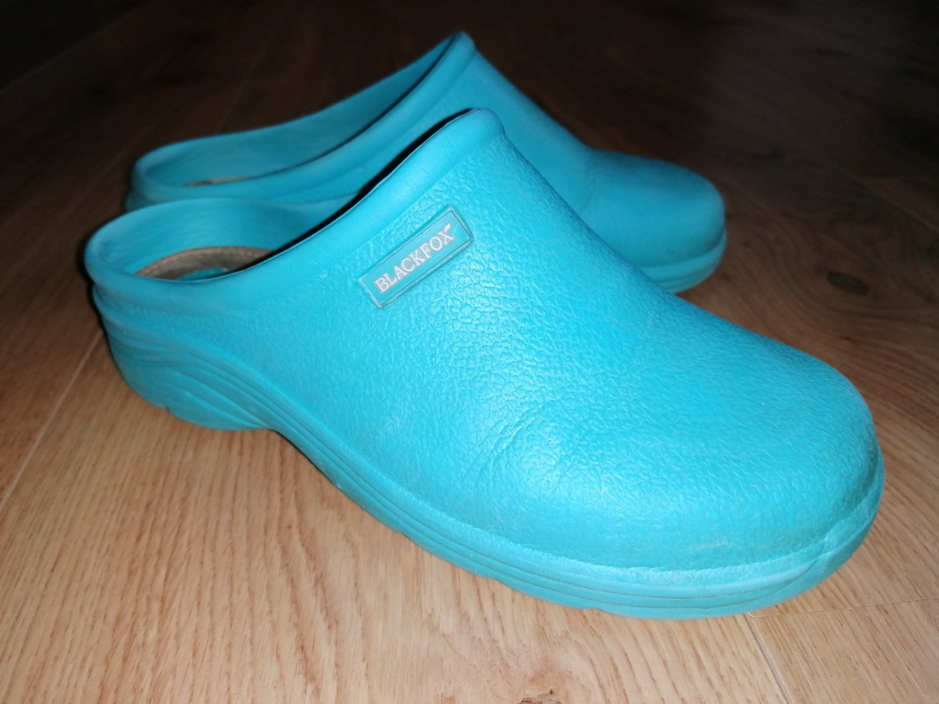 Blackfox Leichte Gartenclogs Freizeitclogs Clogs Türkis Gr. 40