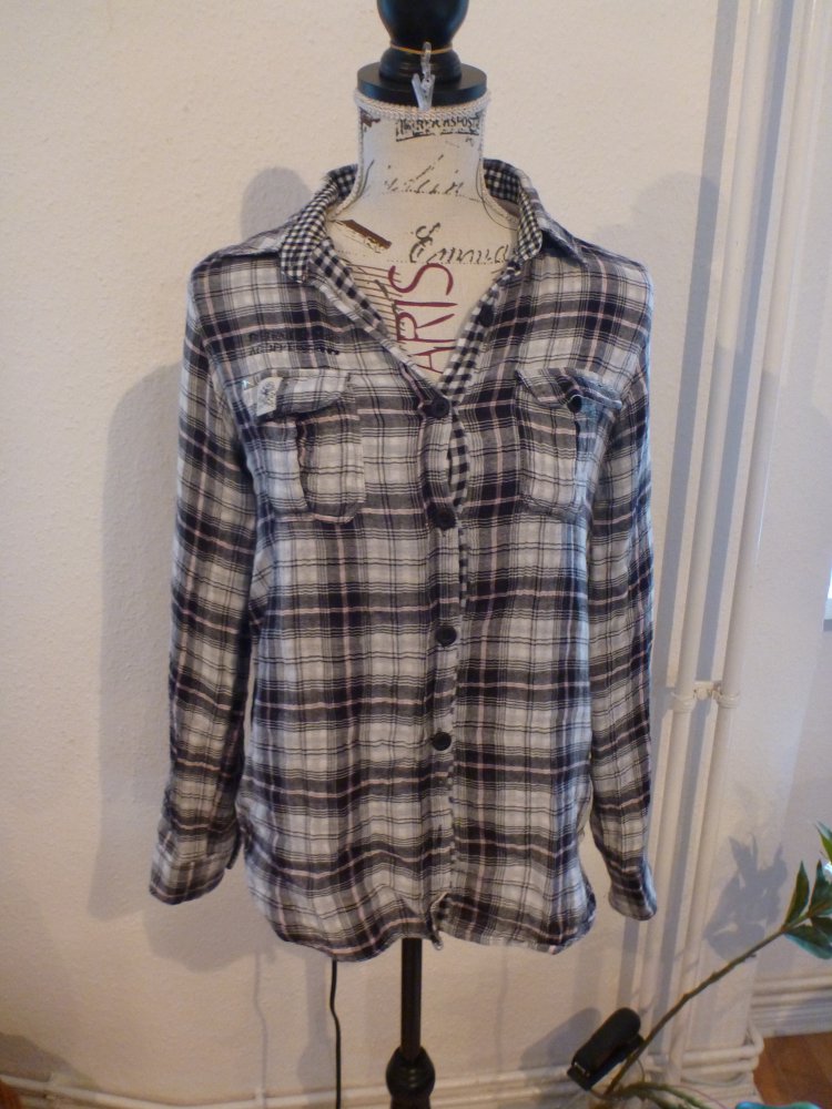 Kariertes Damen Hemd Gr. M