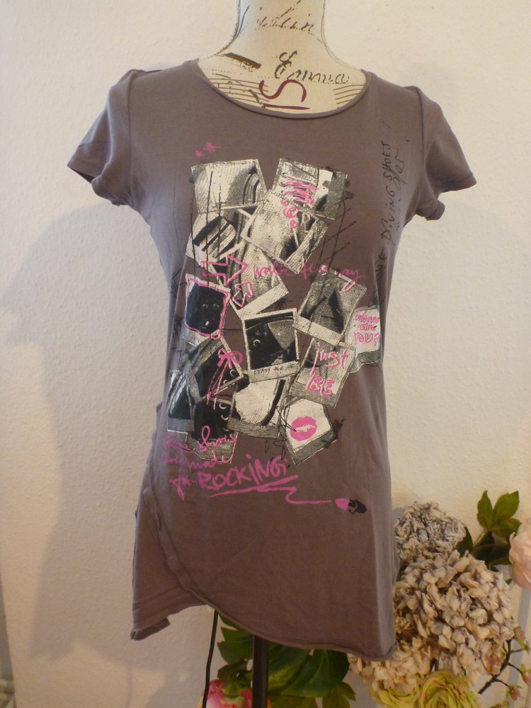 Shirt grau/taube Gr. S/36