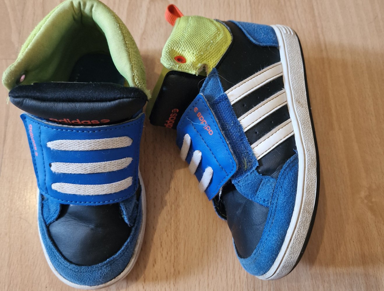 Adidas neo high top sneaker Turnschuh Klett Basketball Schuhe