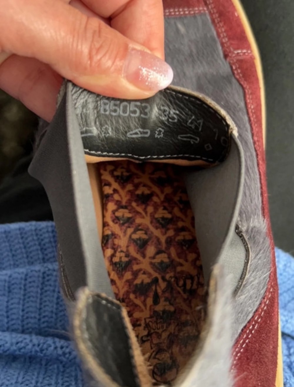 Think! Stiefel Braun/Grau Größe 41