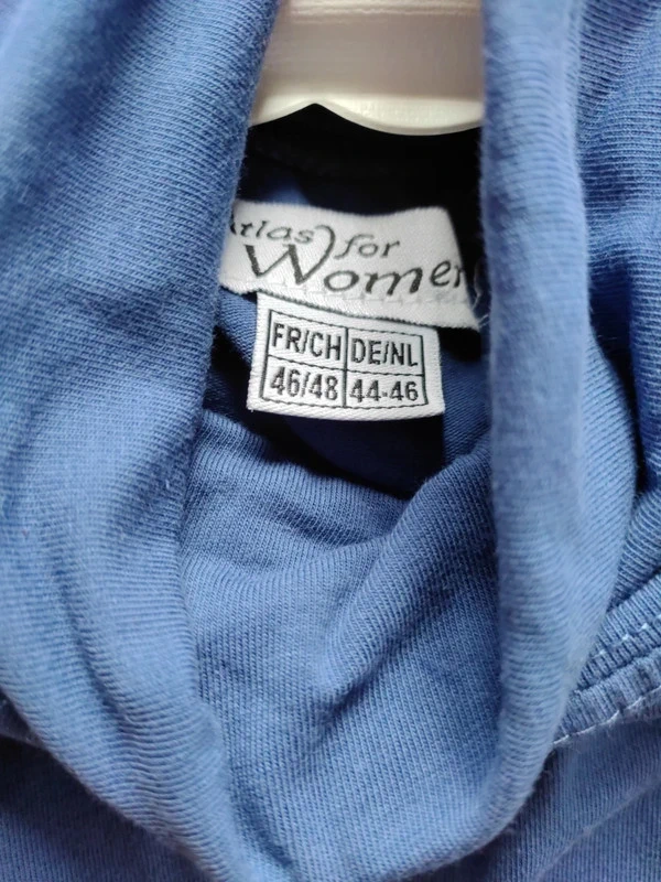 blauer Rollkragenpullover  Gr.44/46