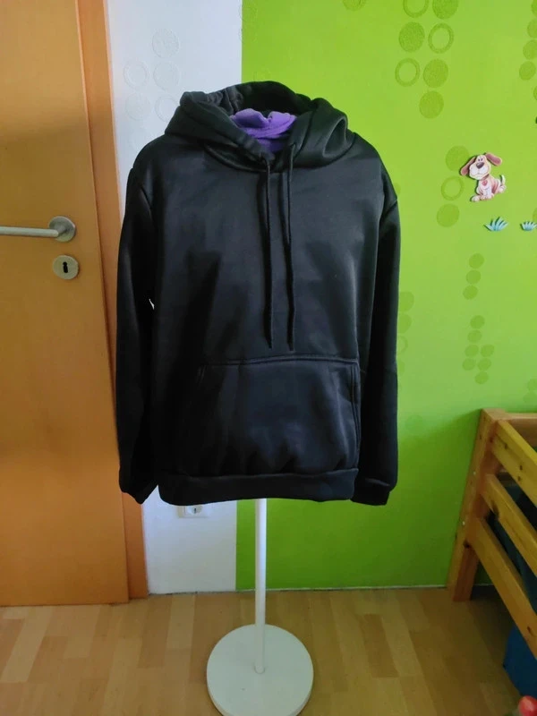 schwarzer Hoodie/ Kapuzenpulli  Gr. 164
