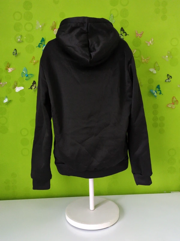 schwarzer Hoodie/ Kapuzenpulli  Gr. 164