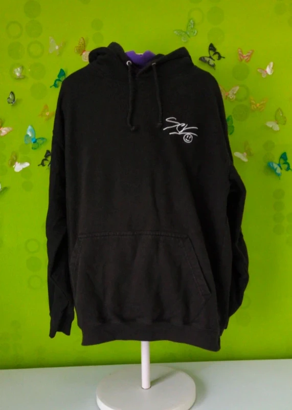 Schwarzer Kapuzenpulli Gr. 164 