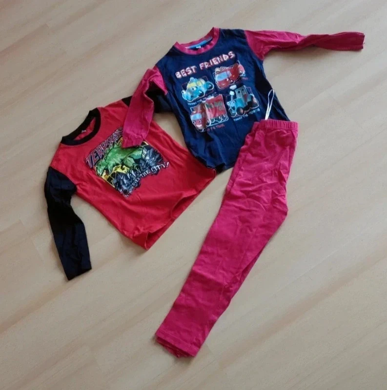 Schlafanzug 3 teilig Gr.110