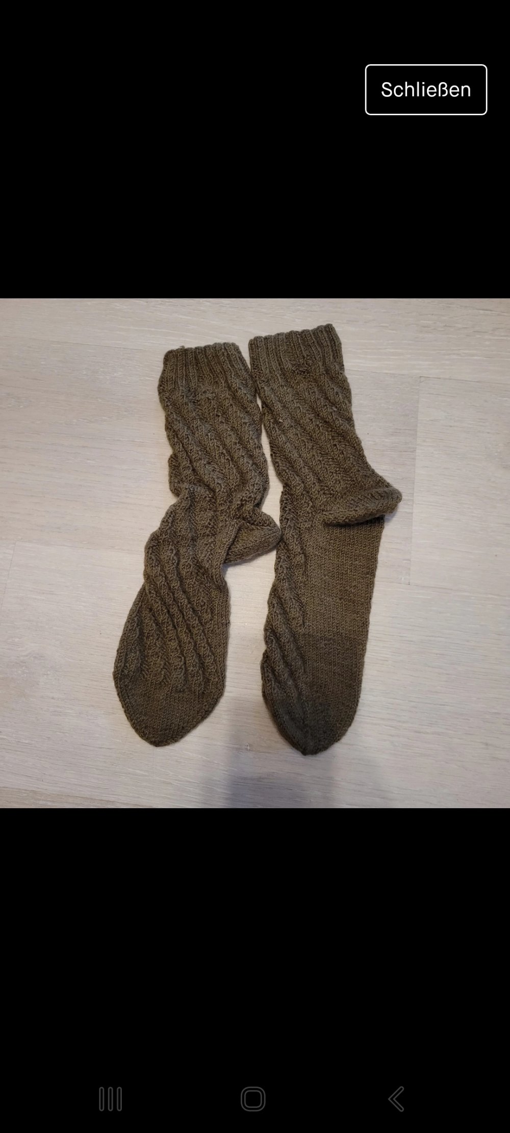 Handgestrickte socken  36/37