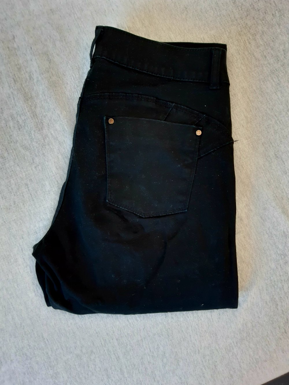 schwarze Jeans Gr: 34/36