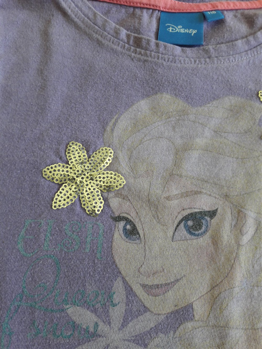 Disney Frozen Shirt, Kurzarm, fliederfarben, Gr. 110