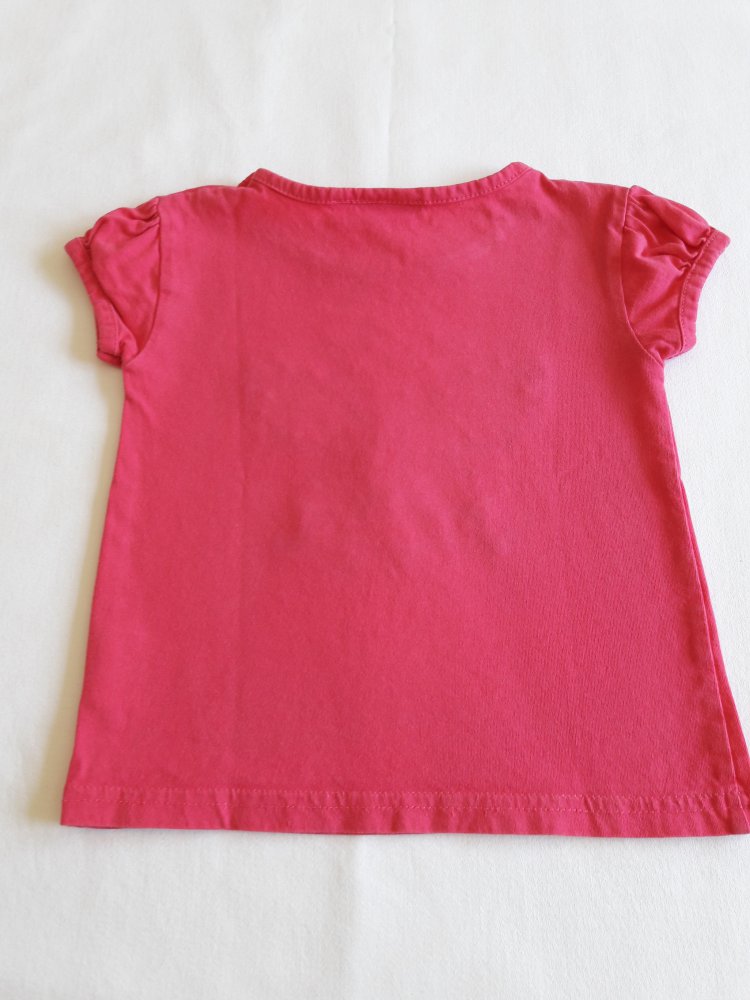 T-Shirt, pink, mit Stickerei, Gr. 92/98