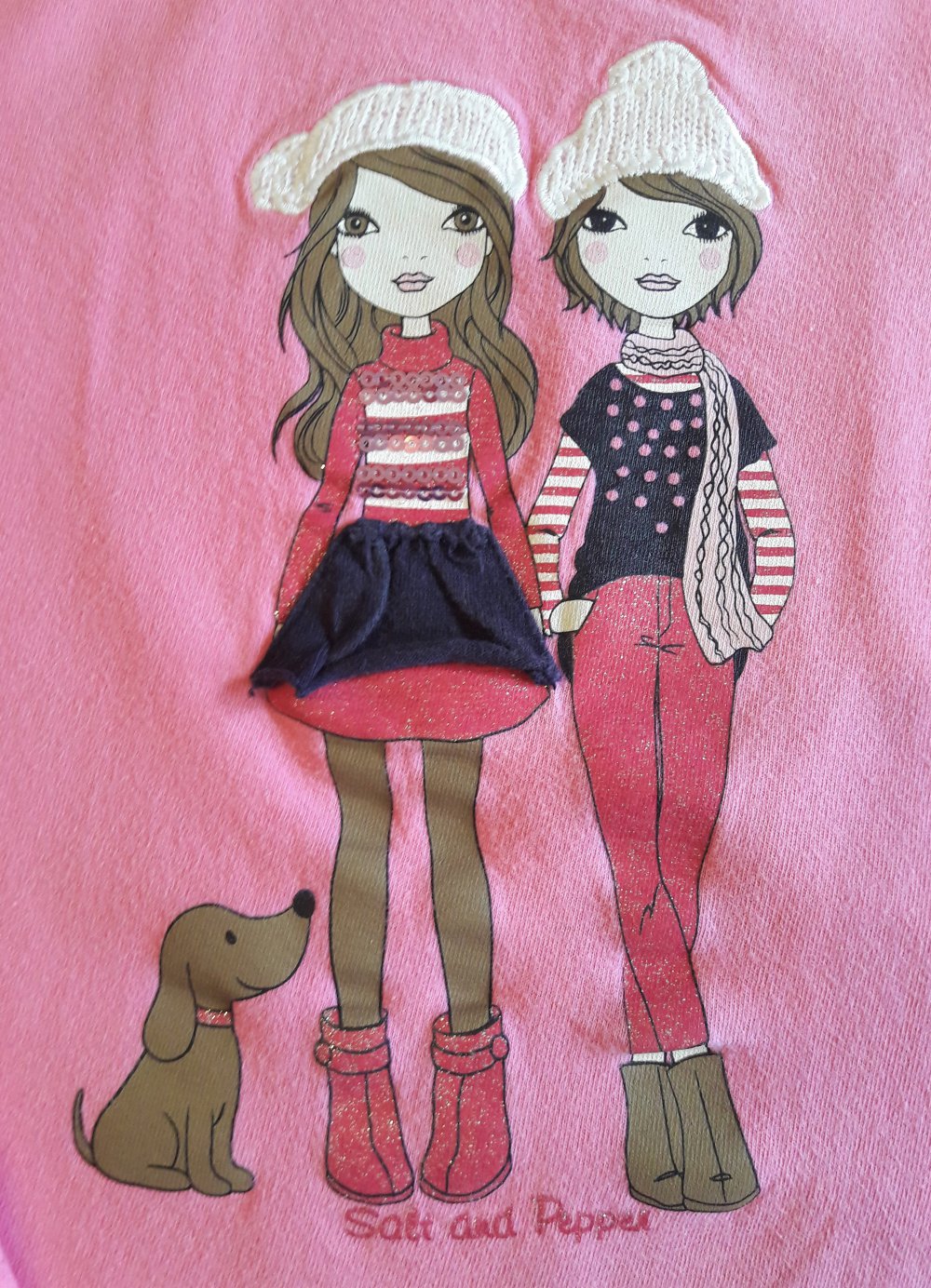 Salt and Pepper Shirt, pink, Gr. 104/110