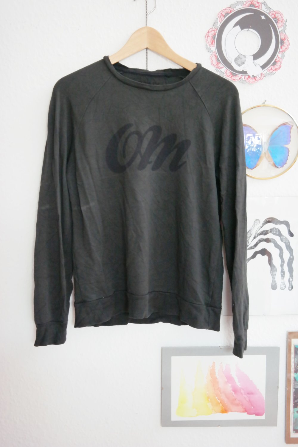 OGNX Pullover Yoga OM umweltfreundlich schwarz Modal Longsleeve S 36