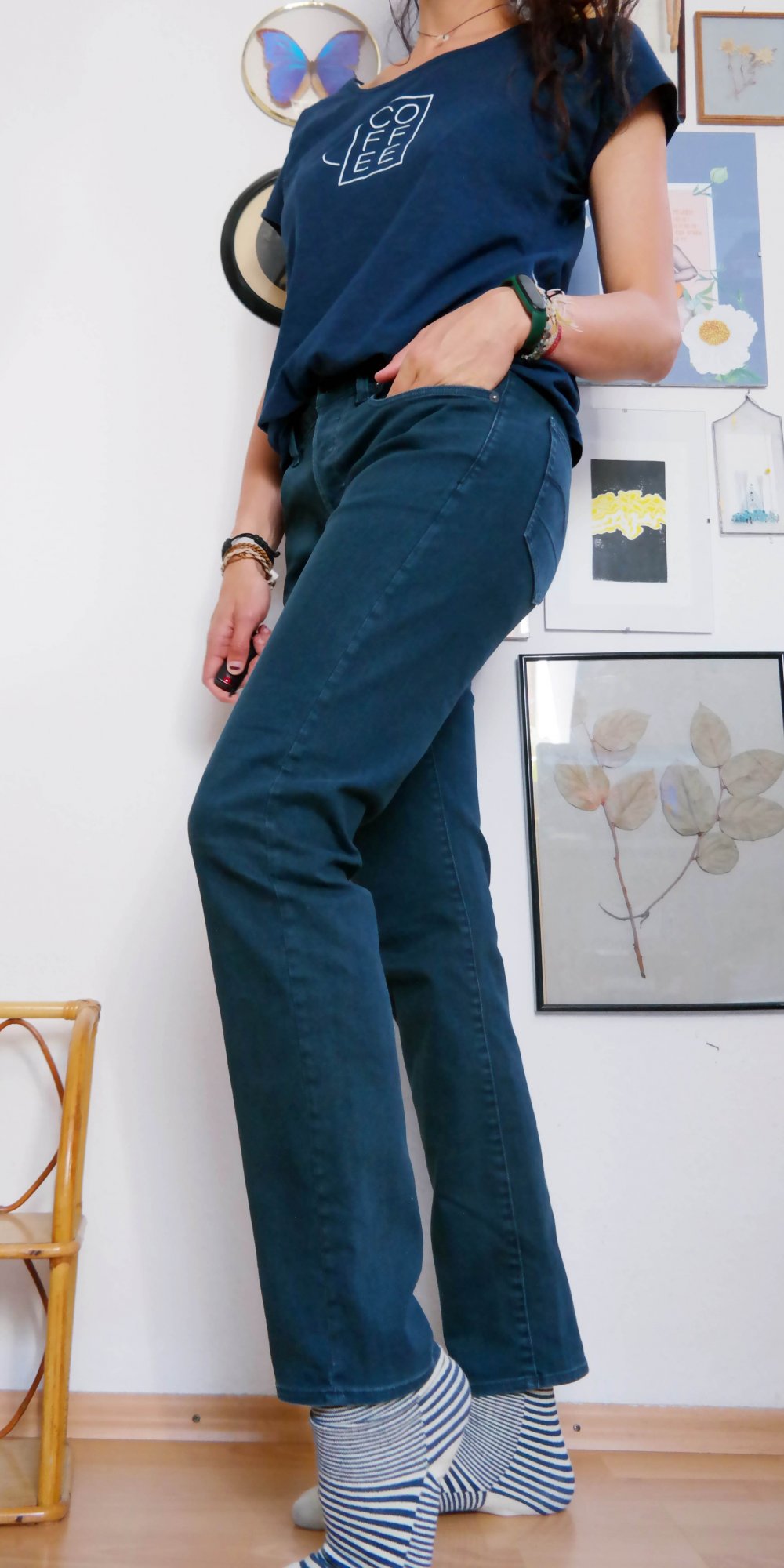 G-Star Gstar Jeans Hose Jeanshose Slim Coj Skinny Röhre dunkelblau marine 30 32 M