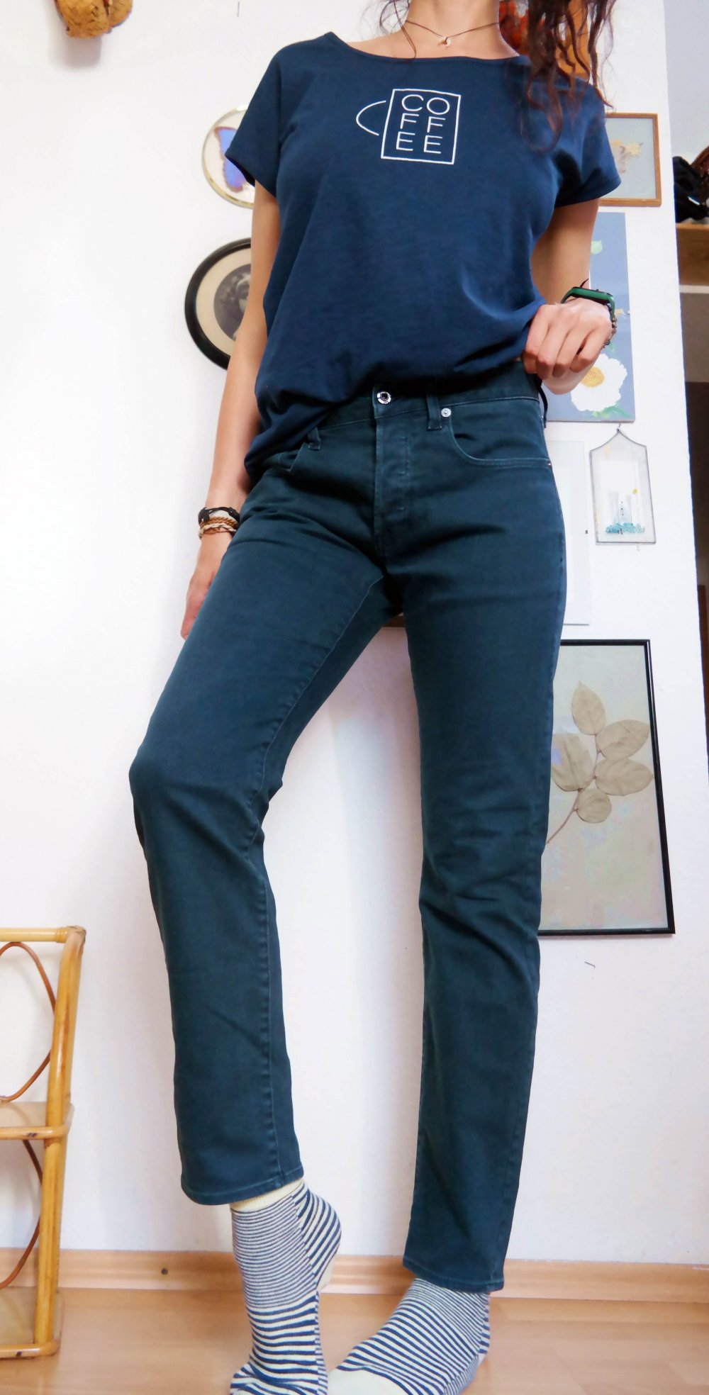 G-Star Gstar Jeans Hose Jeanshose Slim Coj Skinny Röhre dunkelblau marine 30 32 M