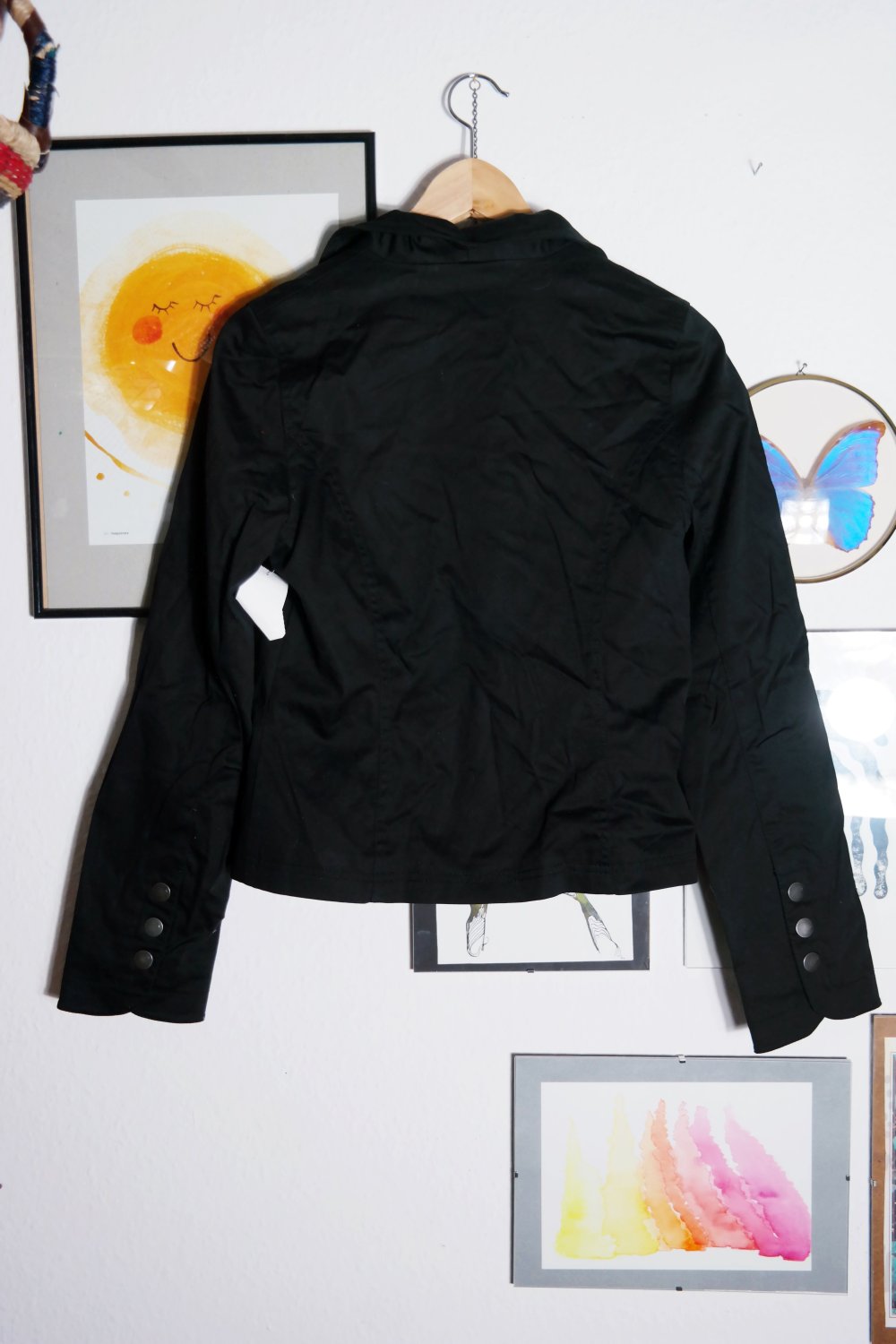 NEU mit Etikett H&M Blazer Jacke schwarz XS S 34 36