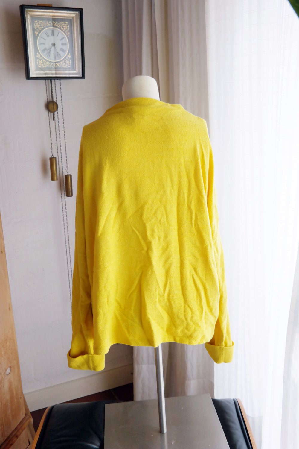 H&M Pullover sonnengelb gelb hellgelb Turtleneck kastig boxy L 40