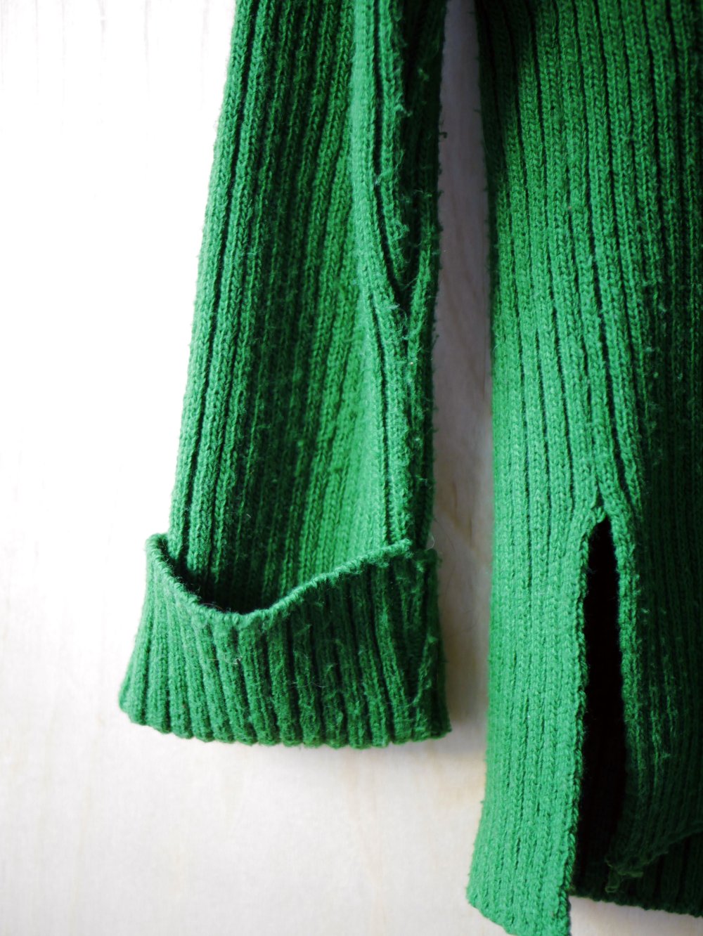 NA-KD Nakd Pullover Strickpullover dunkelgrün Rollkragenpullover lang S M 36 38