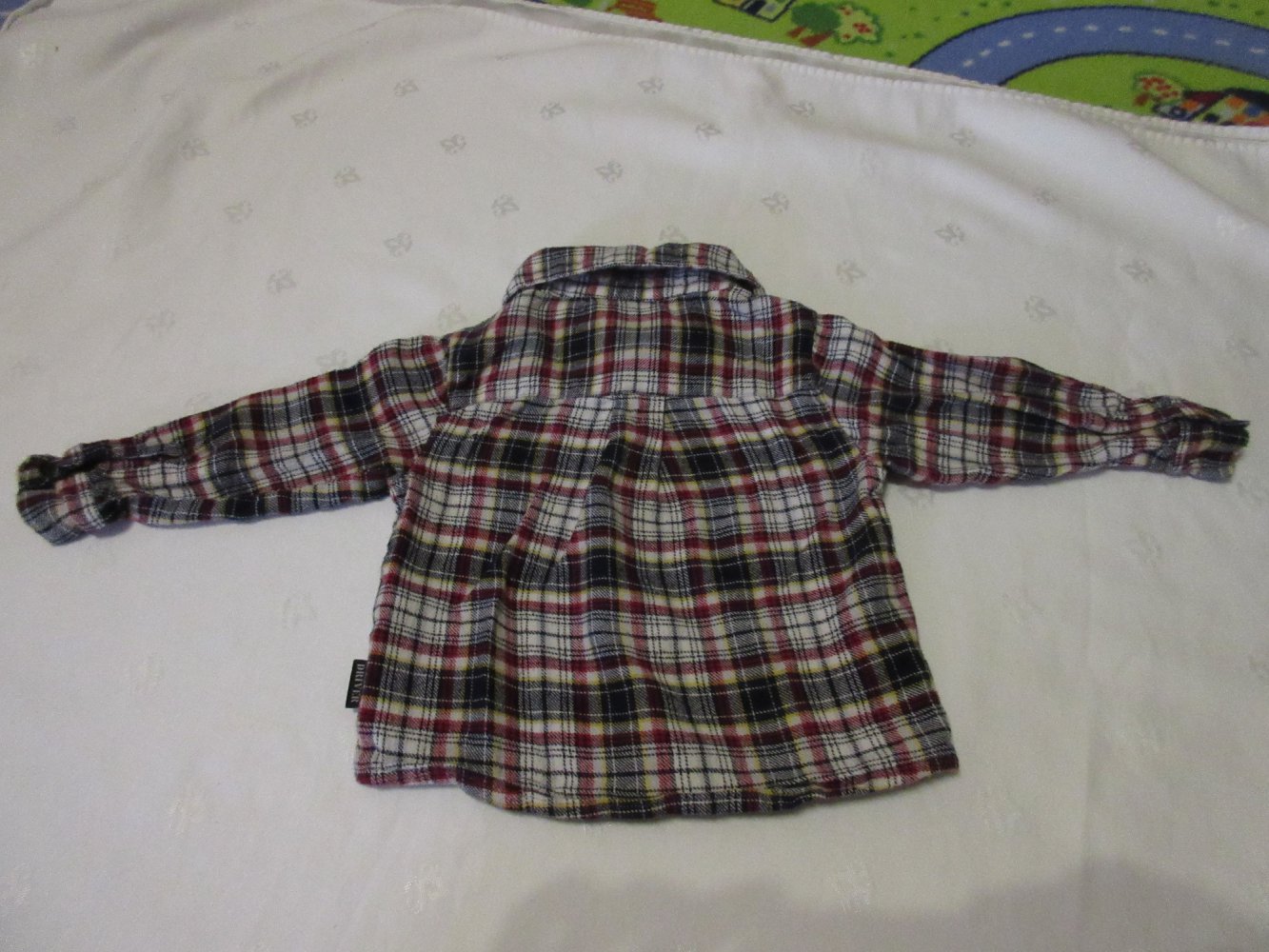 Langarmhemd, Hemd, kariert, Gr. 74