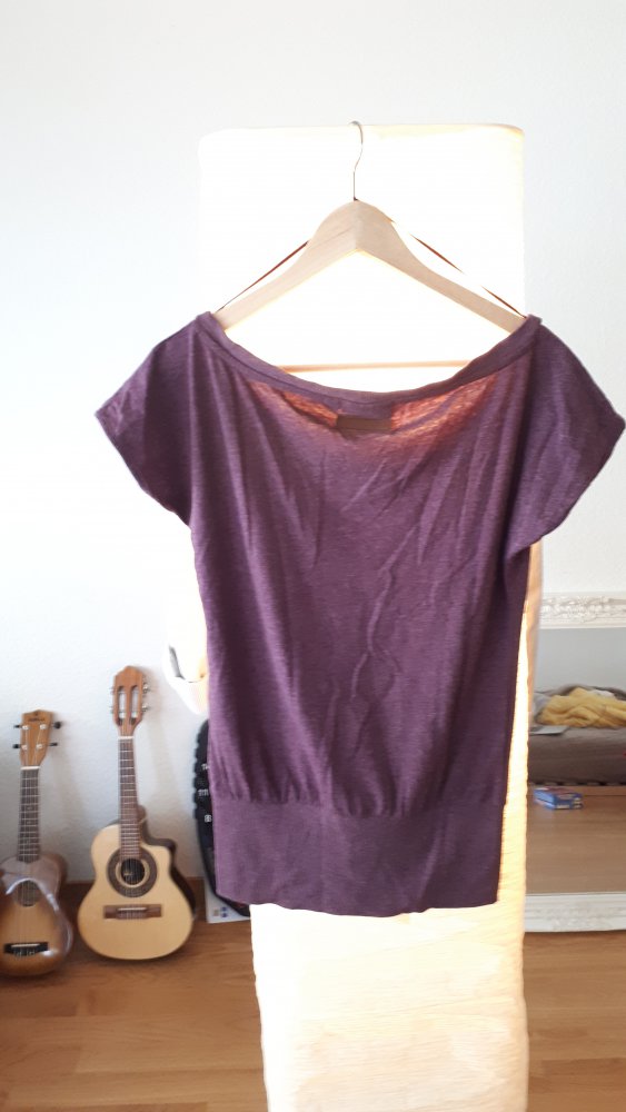 Naketano Shirt in Bordeaux-Violett, Gr. 36/S
