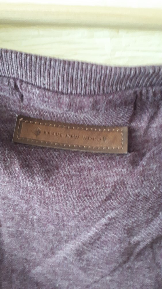 Naketano Shirt in Bordeaux-Violett, Gr. 36/S