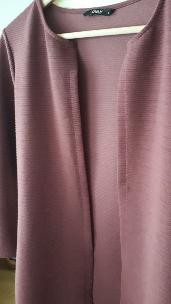 Elegante Bordeaux Cardigan / Strickjacke Gr. S