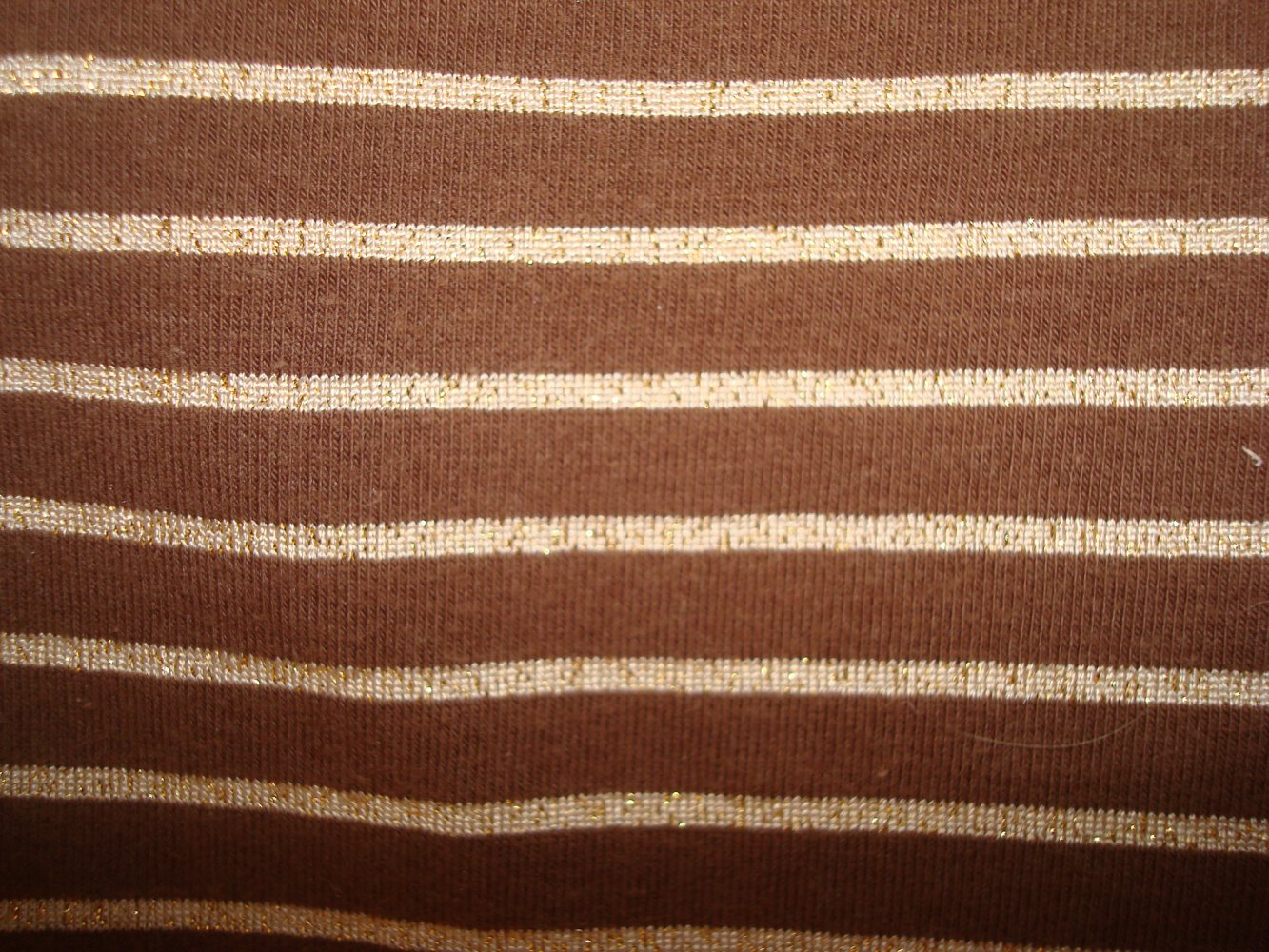 süßes braunes Top, Shirt mit Spaghettiträgern und Goldlurex