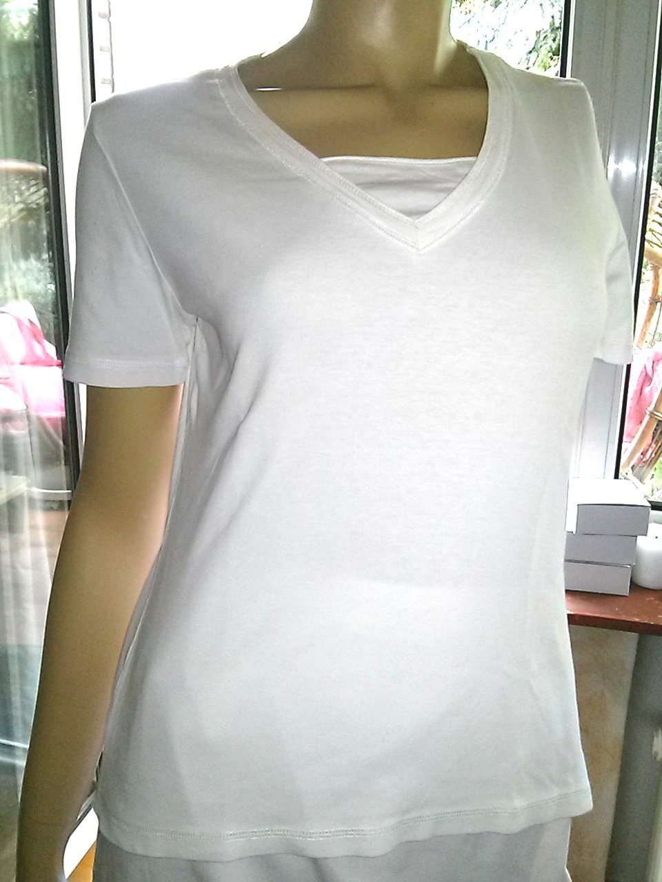 T-shirt von ambee- Gr38 - weiss