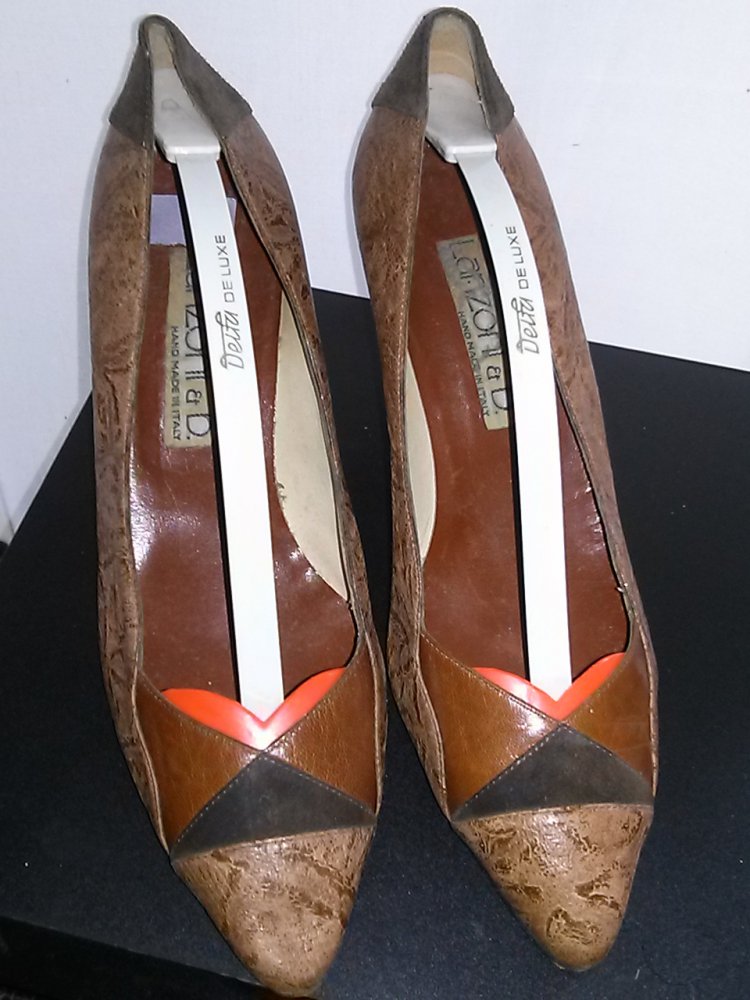 Damenpumps von Lanzoni b. - handgemacht- Haute couture made in Italy