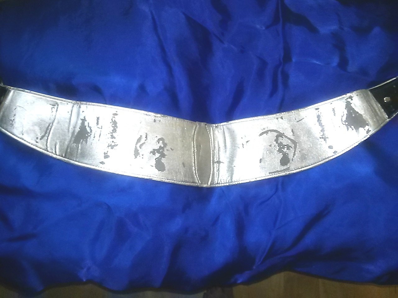 Taillengürtel breit -schwarz -70 cm-Metallschliesse