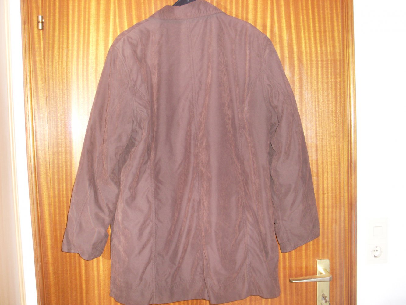 Damen Veloursjacke braun Gr. 44/46 Herbst/ Frühjahr