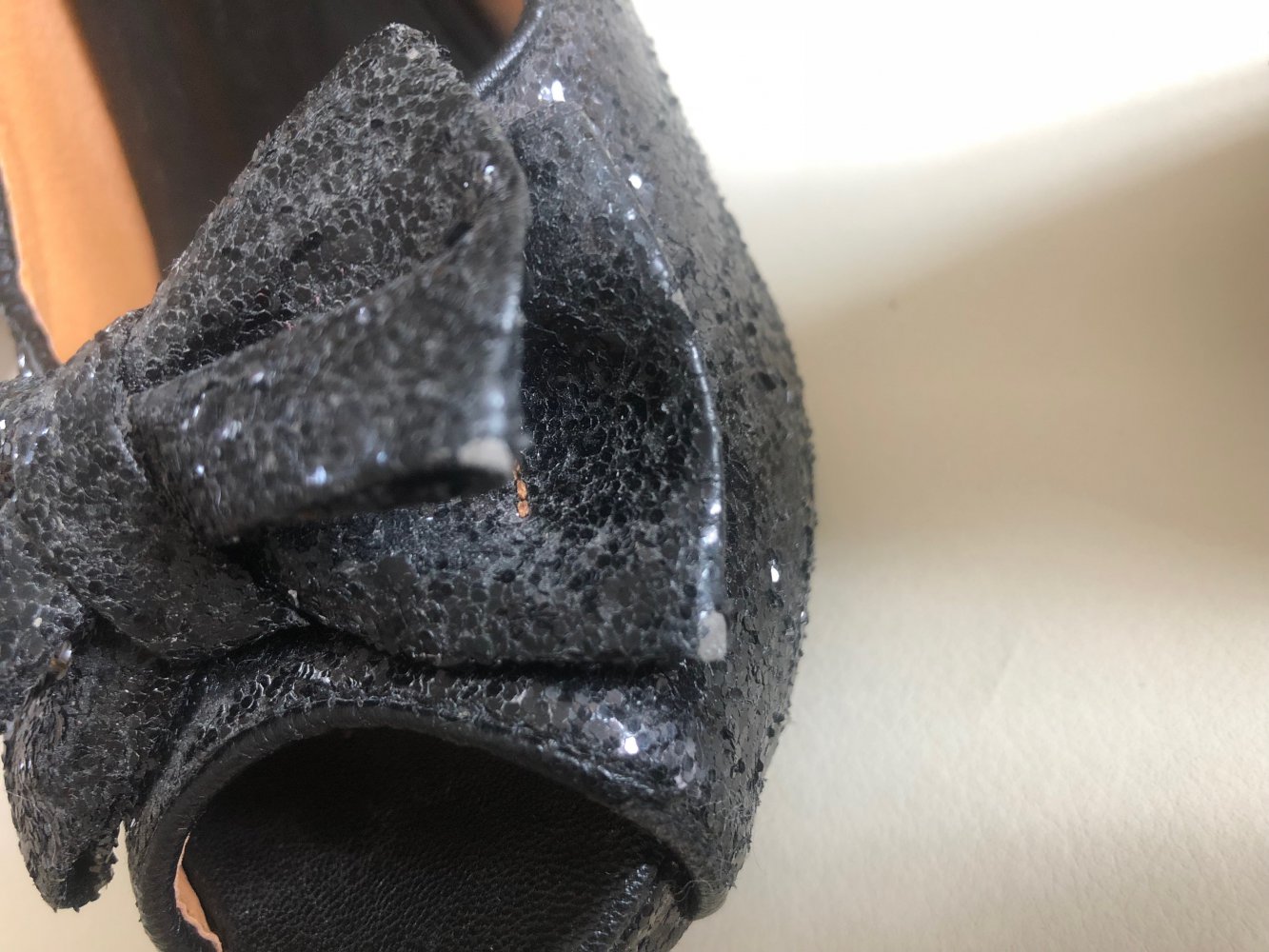 Schwarze glitzer High Heels FRIIS&COMPANY