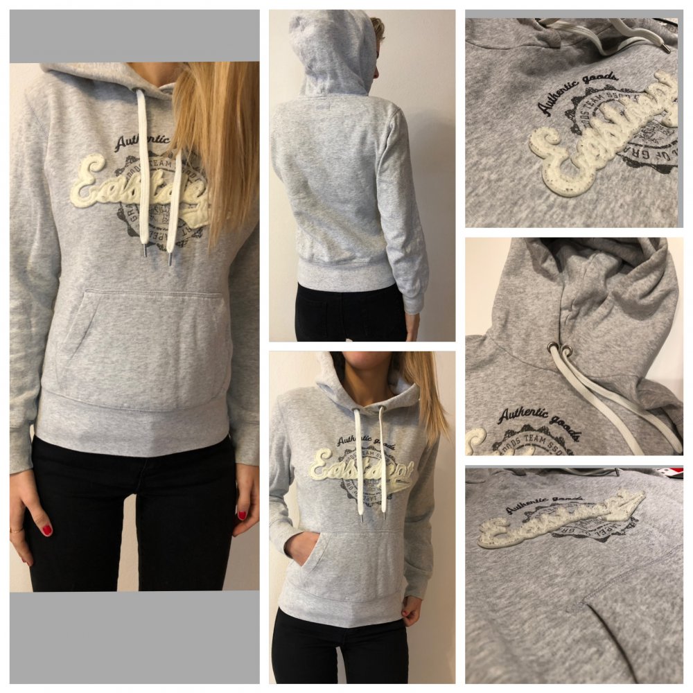 grauer Hoodie