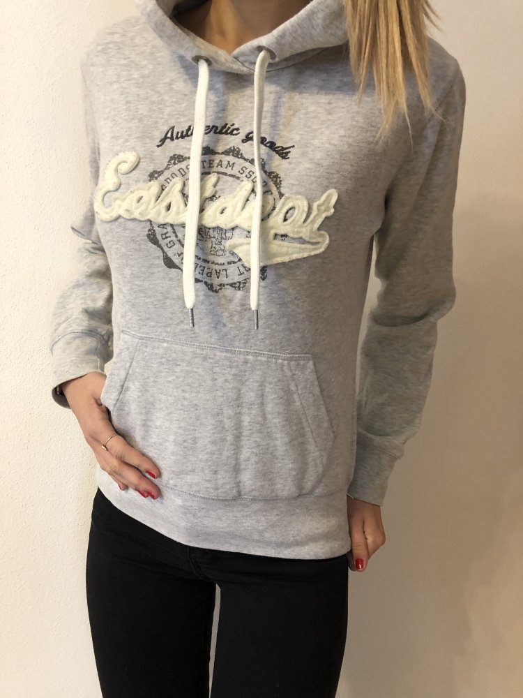 grauer Hoodie