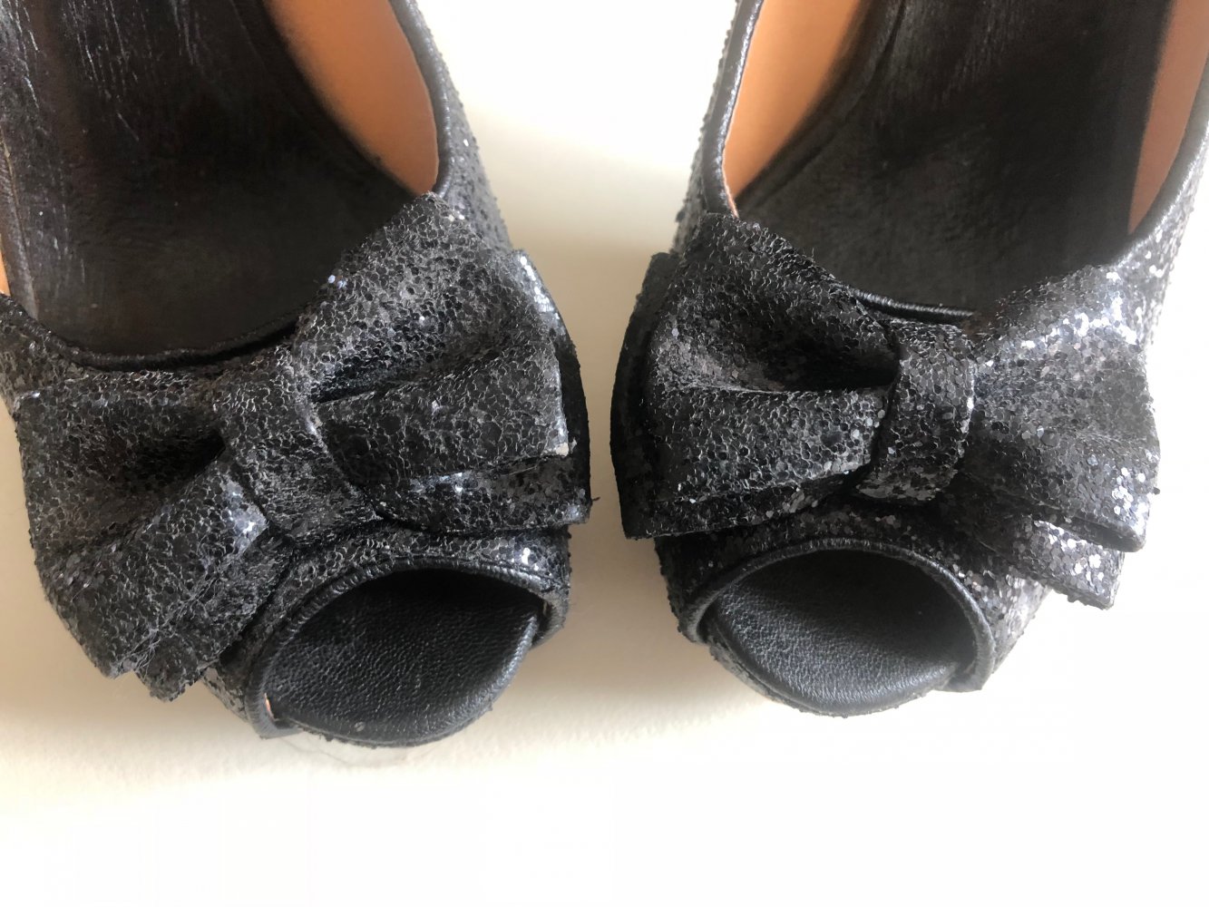 Schwarze glitzer High Heels FRIIS&COMPANY