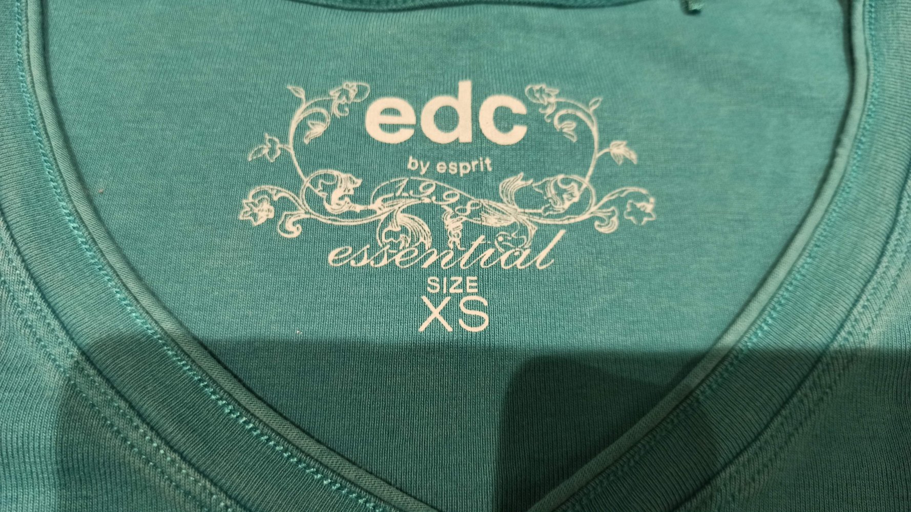 Süßes, langarm T-Shirt, von EDC, petrol, Größe XS