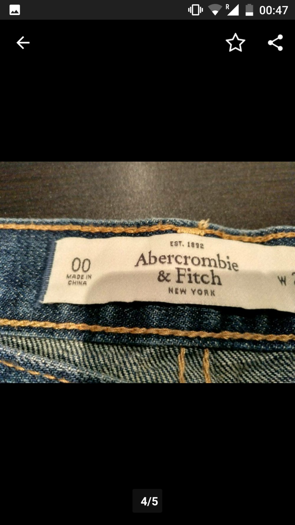 Süße Hotpants von Abercrombie und Fitch, Größe 32