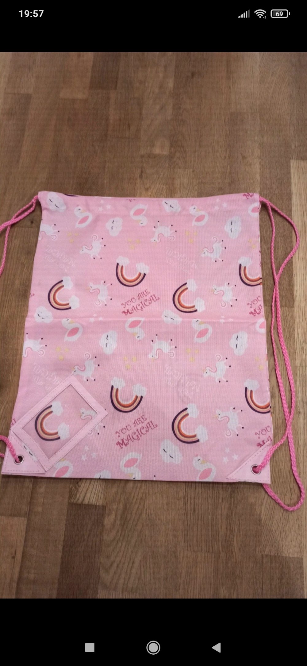 Süßer neuer Sportbeutel